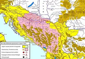 Campaña de Tiberio en Iliria en el año 7