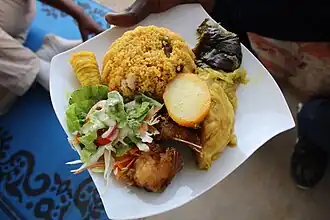 Arroz salteado al estilo chadiano