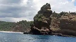 Roca King Kong en los alrededores de la Isla Salango