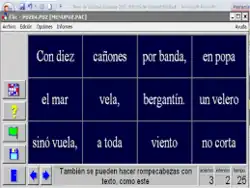 Ejemplo de rompecabezas con texto