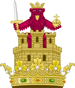 Cimera del Castillo y el León (España)