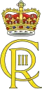 Monograma de Carlos III con la corona de Escocia.