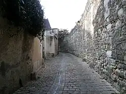 La rue du Général-Meusnier vista desde el noroeste.