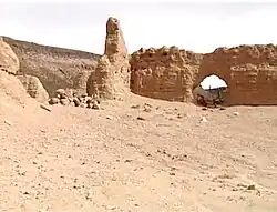 Ruinas de la misión original de los jesuitas en San Francisco Borja de Ádac
