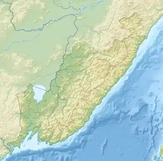 Isla Zhenbao ubicada en Krai de Primorie