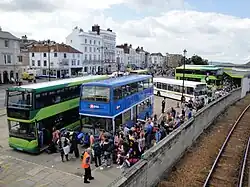 Estación en la isla de Wight (Reino Unido)