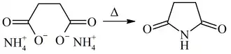 Succinimide synthetic scheme