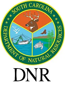 Sello del Departamento de Recursos Naturales de Carolina del Sur
