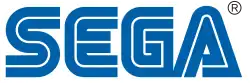 SEGA in pinstriped blue