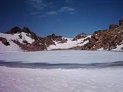 Lago del cráter de Savalan