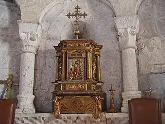 Sagrario en el altar mayor.