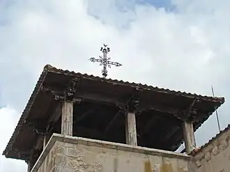 Detalle del campanario después de la restauración.