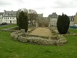 Vista del conjunto desde el porche oeste