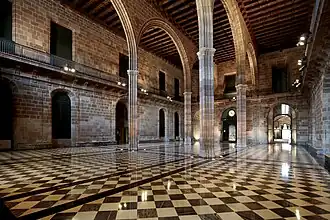 Salón de contrataciones de la Llotja de Mar