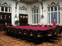 Sala de los Presidentes.