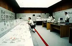 Sala de control de la Central Nuclear Atucha. Argentina, junto con México y Brasil son los únicos países en América latina con generación de energía atómica