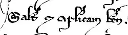 Firma de Alejandro IV
