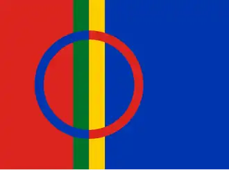 Bandera del pueblo sami