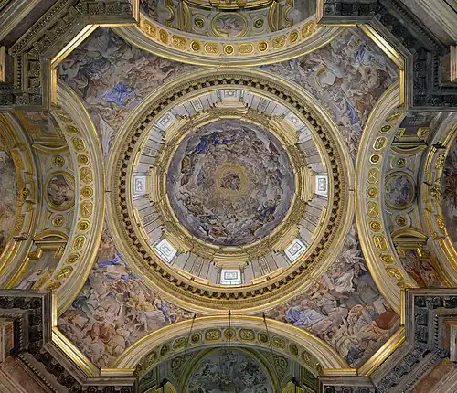 Cúpula de la Capilla Real del Tesoro de San Genaro