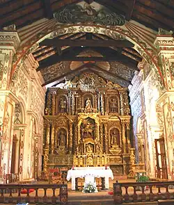 Retablo mayor de San Miguel de Velasco