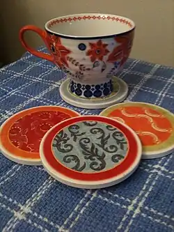 Posavasos de arenisca