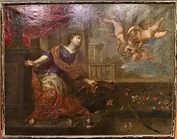 Santa Catalina de Alejandría Museo de Tudela - Óleo sobre lienzo (1693). Procede de Iglesia de San Nicolás (Tudela).