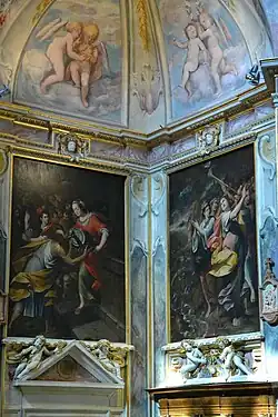 Lienzos de Camillo Procaccini.