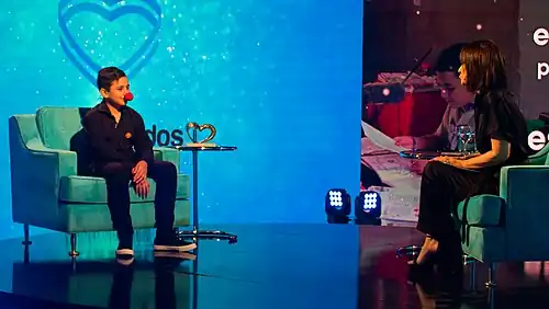 Santiago Lazarte, Joven Abanderado 2020 en la Gala Final.