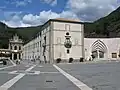 Il piazzale d'ingresso del santuario
