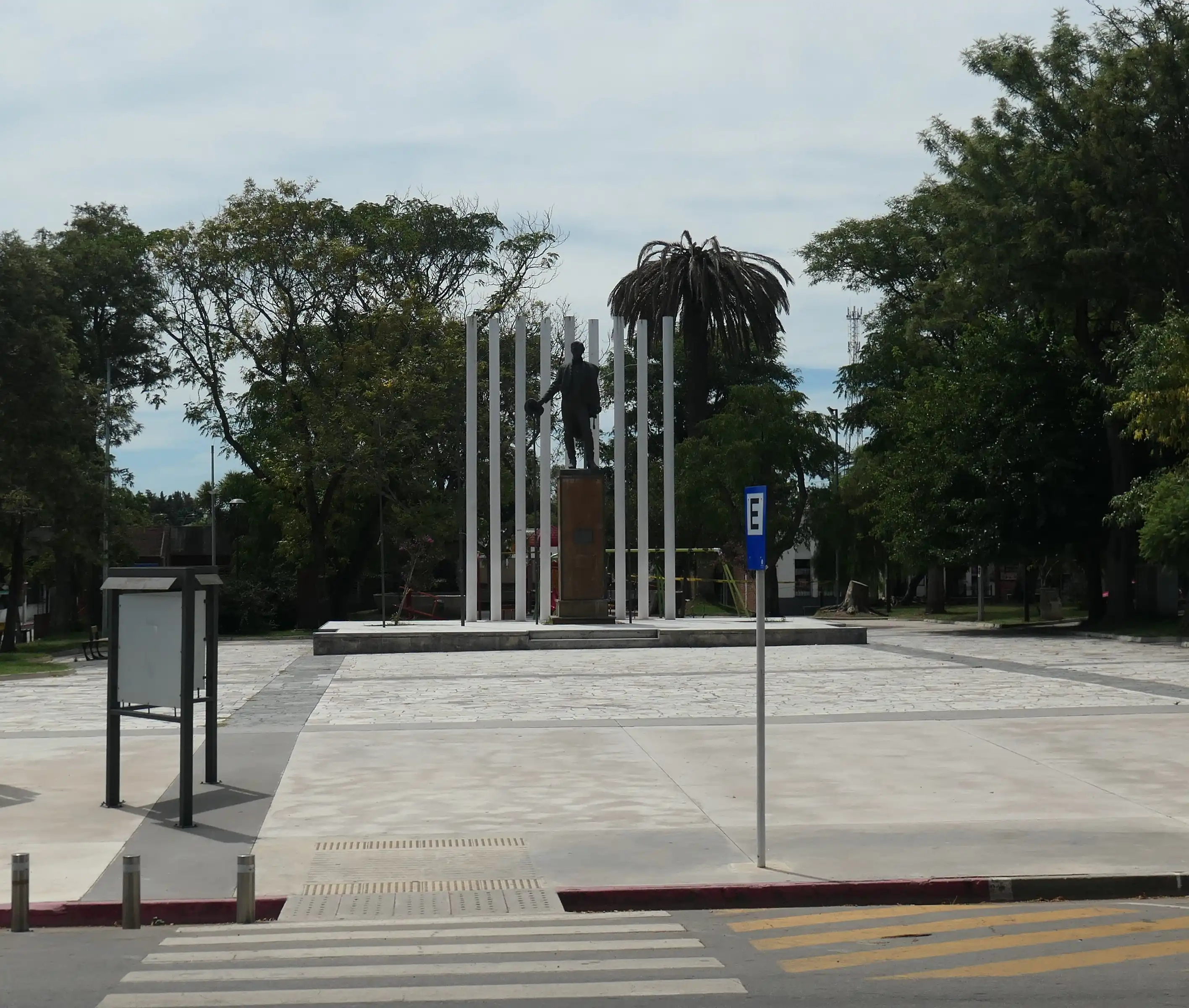 Main square of Sauce, Canelones.
