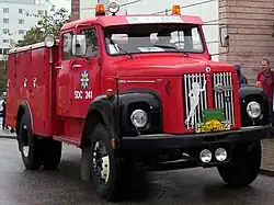 Camión de bomberos Scania L80 1975