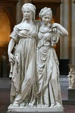 Las princesas Luisa y Federica de Prusia (1795-1797), de Johann Gottfried Schadow (Nationalgalerie, Berlin)[22]​