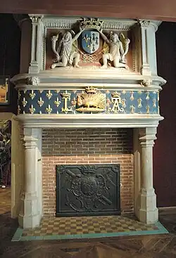 Chimenea del "ala Luis XII" del château de Blois.