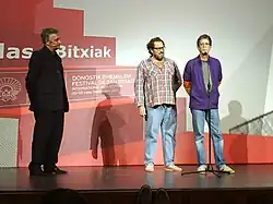 Julian Schnabel y Lou Reed presentando Berlín