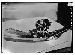 El revólver Colt calibre .38 utilizado para dispararle a Roosevelt.