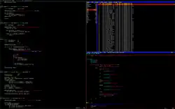 spectrwm con área maestra a la izquierda