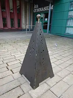 Asteroide Vesta en el Åva gymnasium, en Täby