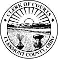 Sello de armas del Secretario de los Tribunales del Condado de Clermont