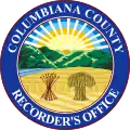 Sello de armas del Registrador del Condado de Columbiana