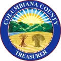 Sello de armas del Tesorero del Condado de Columbiana