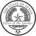 Sello de armas del Portavoz de la Cámara de Representantes de Texas