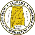 Sello de armas del Departamento de Agricultura e Industrias de Alabama