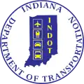 Sello del Departamento de Transporte de Indiana