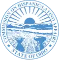 Sello de armas de la Comisión de Asuntos Hispanos y Latinos de Ohio