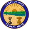Sello de armas de la Junta Médica de Ohio