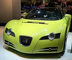 Vista frontal del SEAT Formula