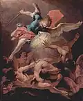 Sebastiano Ricci, El arcángel san Gabriel expulsando a los ángeles rebeldes
