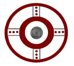 Escudo de los Secundani Italiciani.