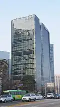 Edificio alojando a la Embajada de México en Seúl