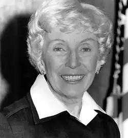 Muriel Humphrey, esposa de Hubert Humphrey. También fue senadora por Minnesota.